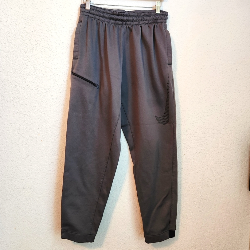 Nike Men's Gray Athletic Pants, Size XL